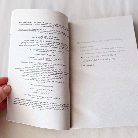 Camp Scare by Delilah S. Dawson Paperback Horror - Picture 4 of 4